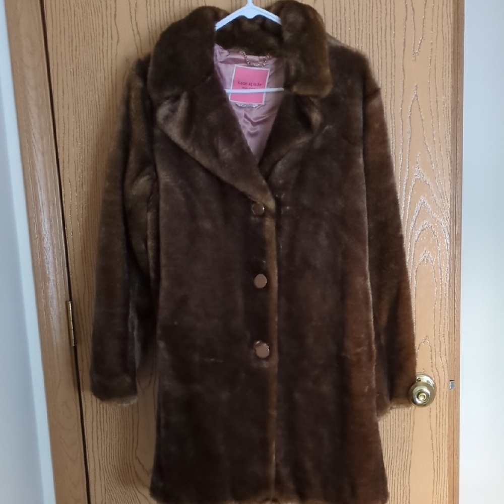 Kate Spade faux fur Jacket